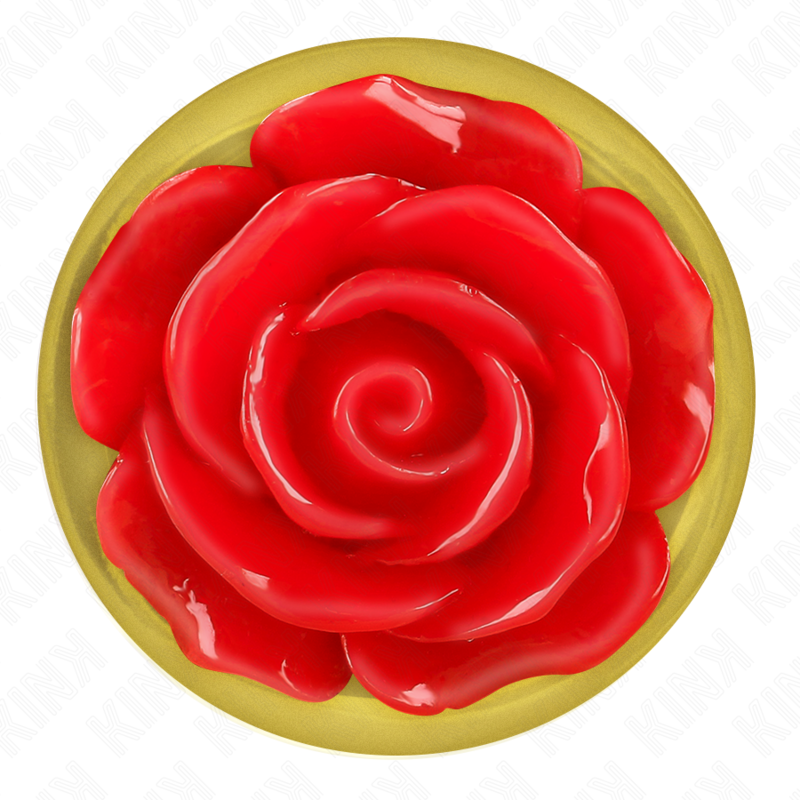 KINK - PLUG ANAL GOLD ROSE RED SIZE S - NOCTURNA DESIRES