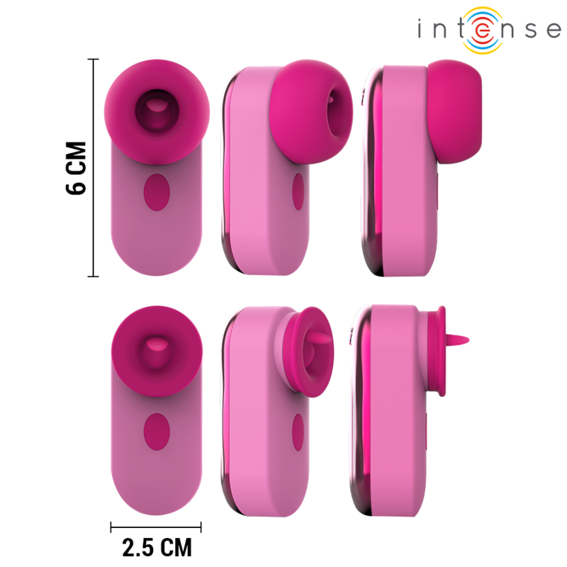 INTENSE - SABRINA CLIT STIMULATOR PINK - NOCTURNA DESIRES