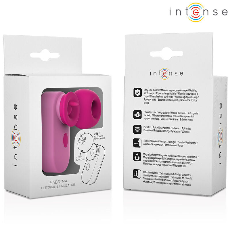 INTENSE - SABRINA CLIT STIMULATOR PINK - NOCTURNA DESIRES