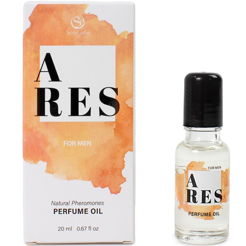 SECRETPLAY - ARES NATURAL PERFUME PHEROMONES IN OIL FOR MEN 20 ML - NOCTURNA DESIRES
