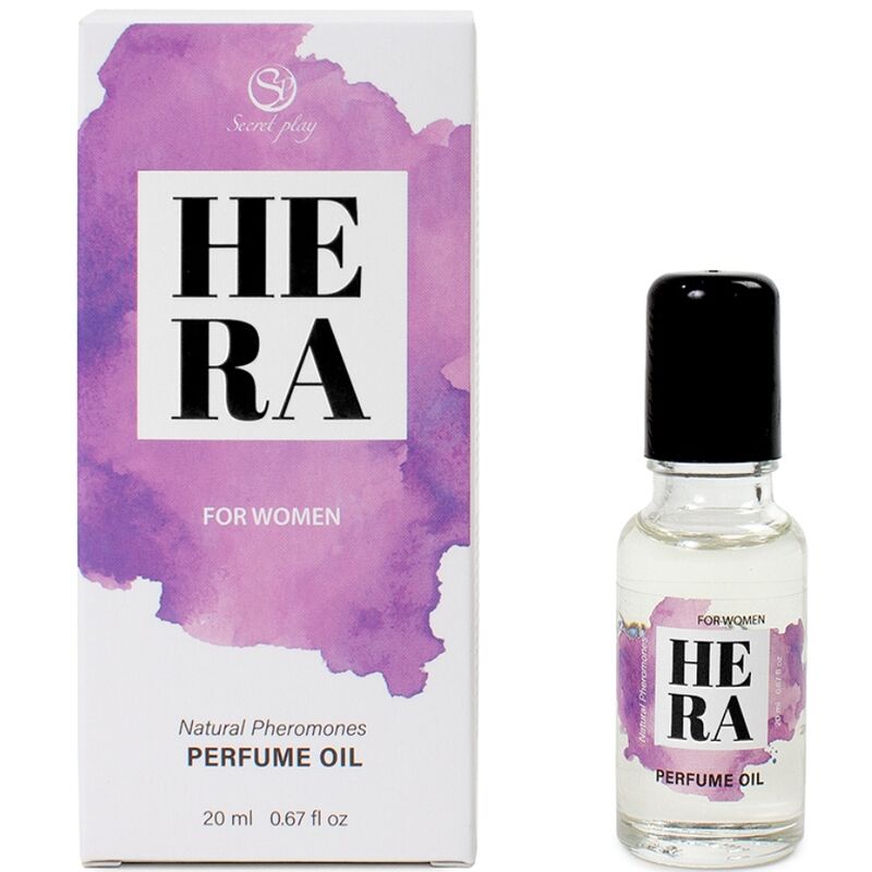 SECRETPLAY - HERA NATURAL PERFUME PHEROMONES IN OIL FOR WOMEN 20 ML - NOCTURNA DESIRES