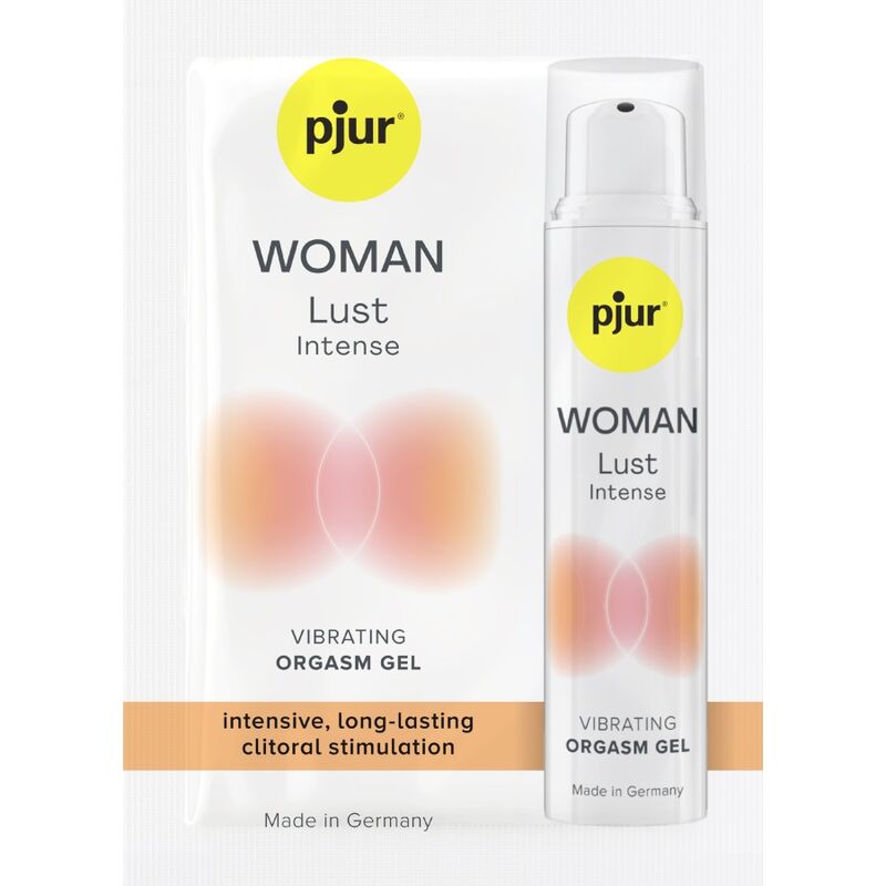 PJUR - WOMAN LUST INTENSE VIBRATING GEL SINGLE DOSE FOR ORGASM 1.5 ML - NOCTURNA DESIRES
