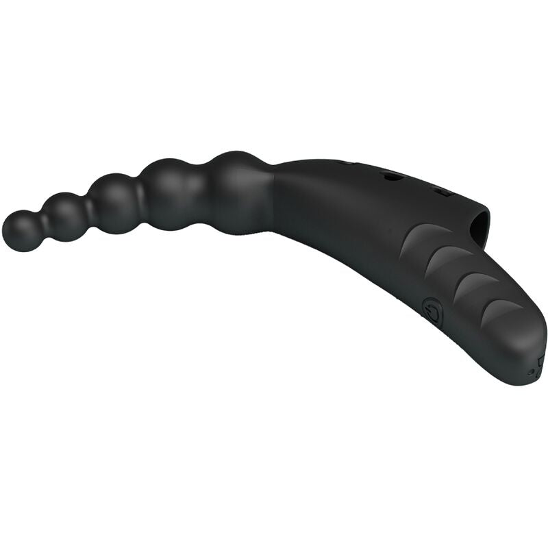 PRETTY LOVE - JORDIN FINGER VIBRATOR 10 VIBRATIONS BLACK - NOCTURNA DESIRES