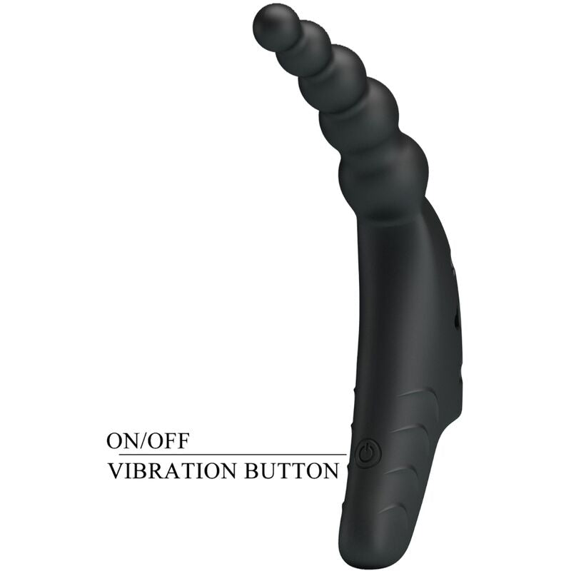 PRETTY LOVE - JORDIN FINGER VIBRATOR 10 VIBRATIONS BLACK - NOCTURNA DESIRES