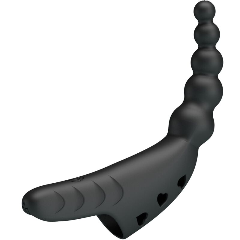 PRETTY LOVE - JORDIN FINGER VIBRATOR 10 VIBRATIONS BLACK - NOCTURNA DESIRES