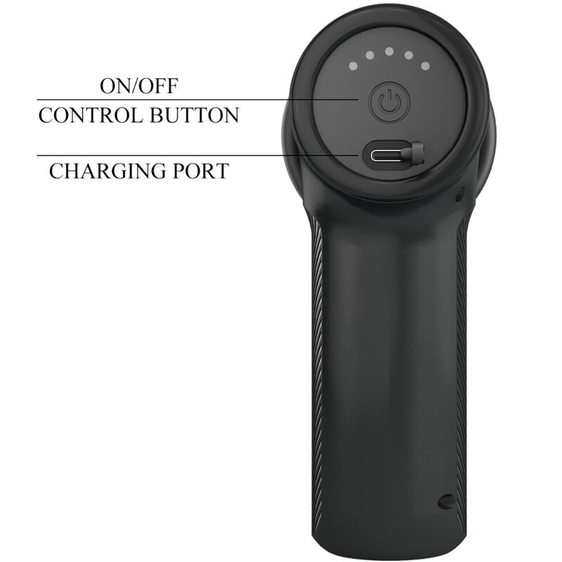 PRETTY LOVE - DJ DOCTOR MASSAGER 5 SETTINGS BLACK - NOCTURNA DESIRES
