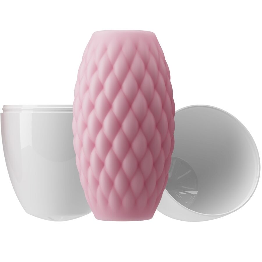 PRETTY LOVE - ATHENA EROS SILICONE MALE MASTURBATOR PINK - NOCTURNA DESIRES