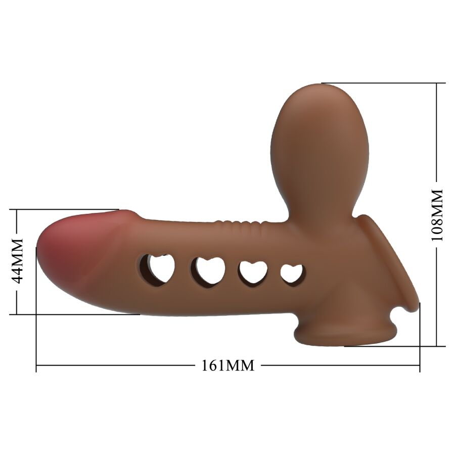 PRETTY LOVE - TYRONN PENIS SLEEVE WITH AIRBAG - NOCTURNA DESIRES