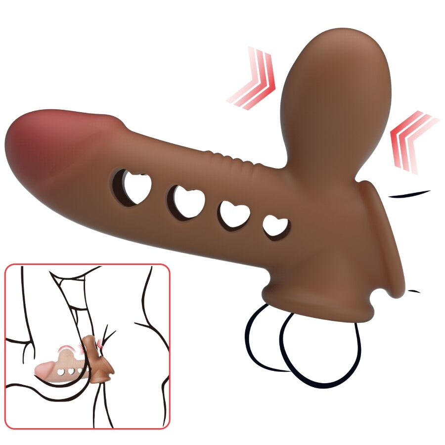 PRETTY LOVE - TYRONN PENIS SLEEVE WITH AIRBAG - NOCTURNA DESIRES