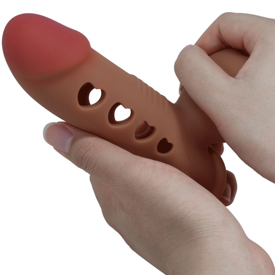 PRETTY LOVE - TYRONN PENIS SLEEVE WITH AIRBAG - NOCTURNA DESIRES