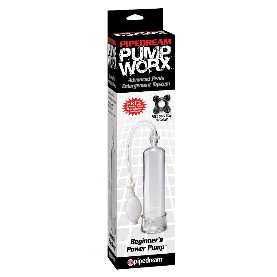 PUMP WORX - BEGINNERS POWER PUMP CLEAR - TRANSPARENT PUMP WORX NOCTURNA DESIRES
