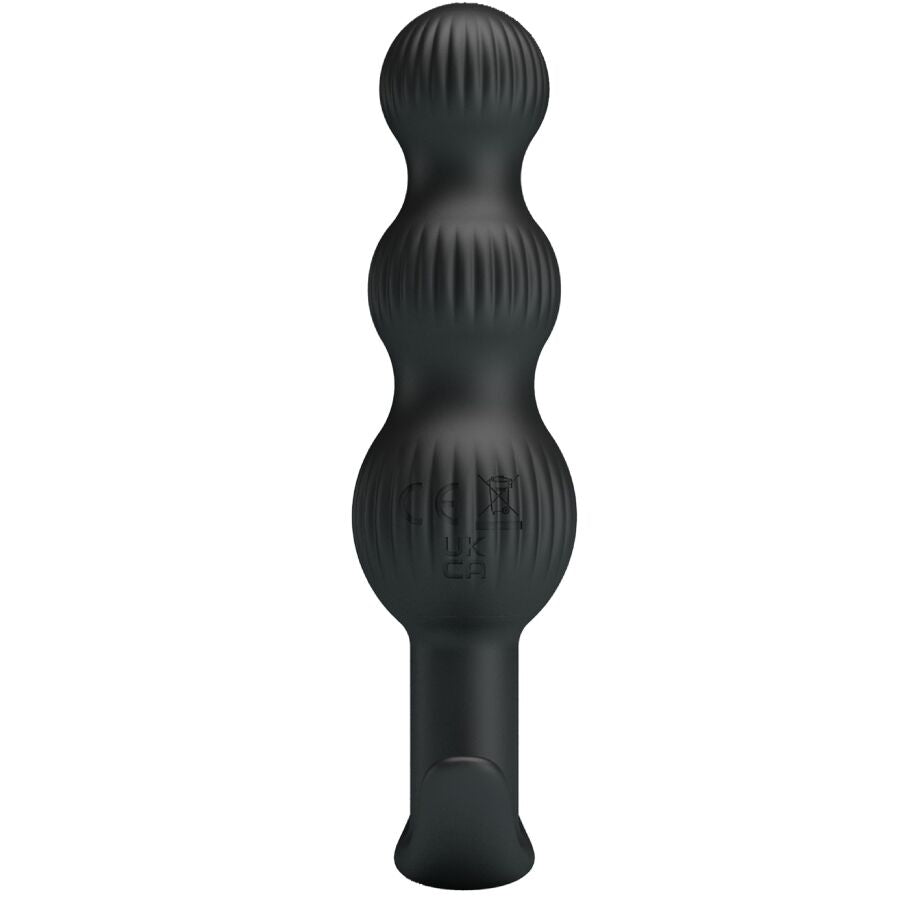 PRETTY LOVE - SIDNEY ANAL VIBRATOR 10 VIBRATIONS BLACK - NOCTURNA DESIRES