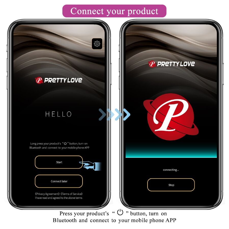 PRETTY LOVE - LEVIATHAN APP CONTROLLED VIBRATOR PURPLE - NOCTURNA DESIRES