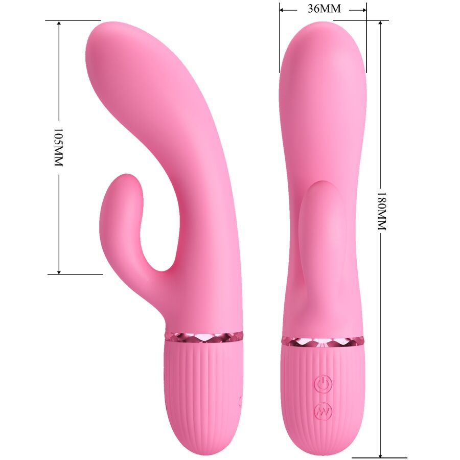 PRETTY LOVE - MARSKI RABBIT VIBRATOR & G-SPOT PINK - NOCTURNA DESIRES