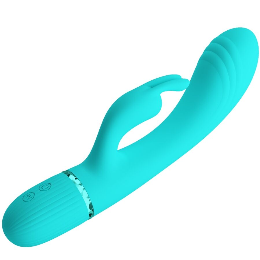 PRETTY LOVE - SCOCCO VIBRATOR RABBIT TURQUOISE - NOCTURNA DESIRES