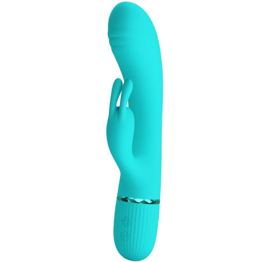 PRETTY LOVE - SCOCCO VIBRATOR RABBIT TURQUOISE - NOCTURNA DESIRES