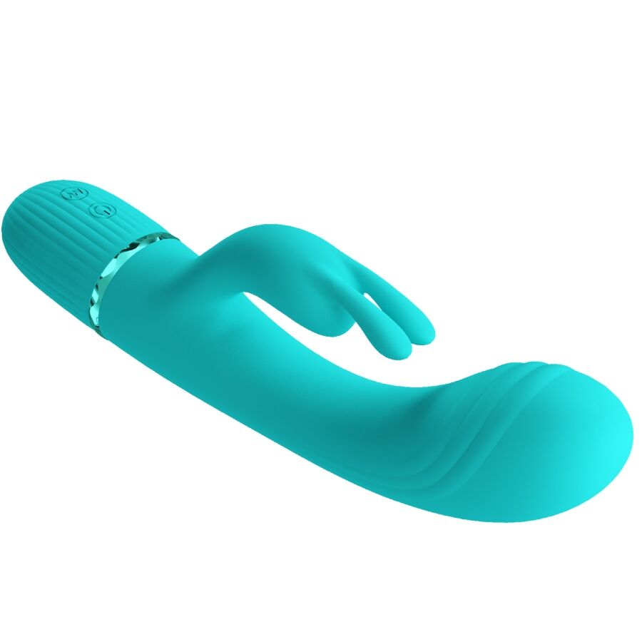 PRETTY LOVE - SCOCCO VIBRATOR RABBIT TURQUOISE - NOCTURNA DESIRES