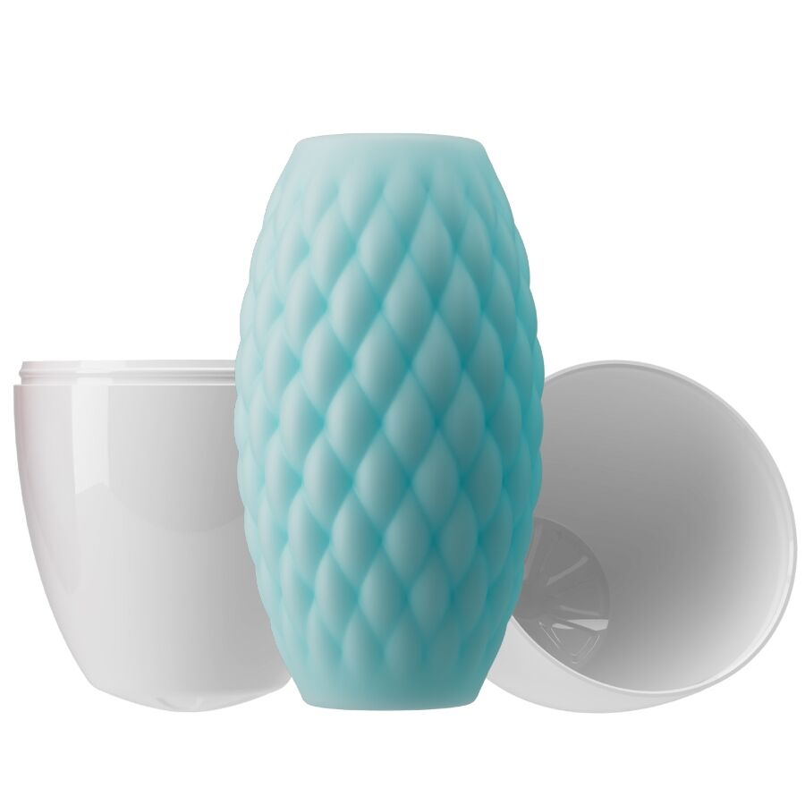PRETTY LOVE - ATHENA EROS SILICONE MALE MASTURBATOR SKY BLUE - NOCTURNA DESIRES
