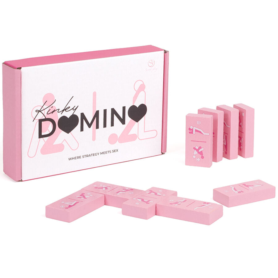 SECRETPLAY - KINKY DOMINO WOODEN GAME - NOCTURNA DESIRES