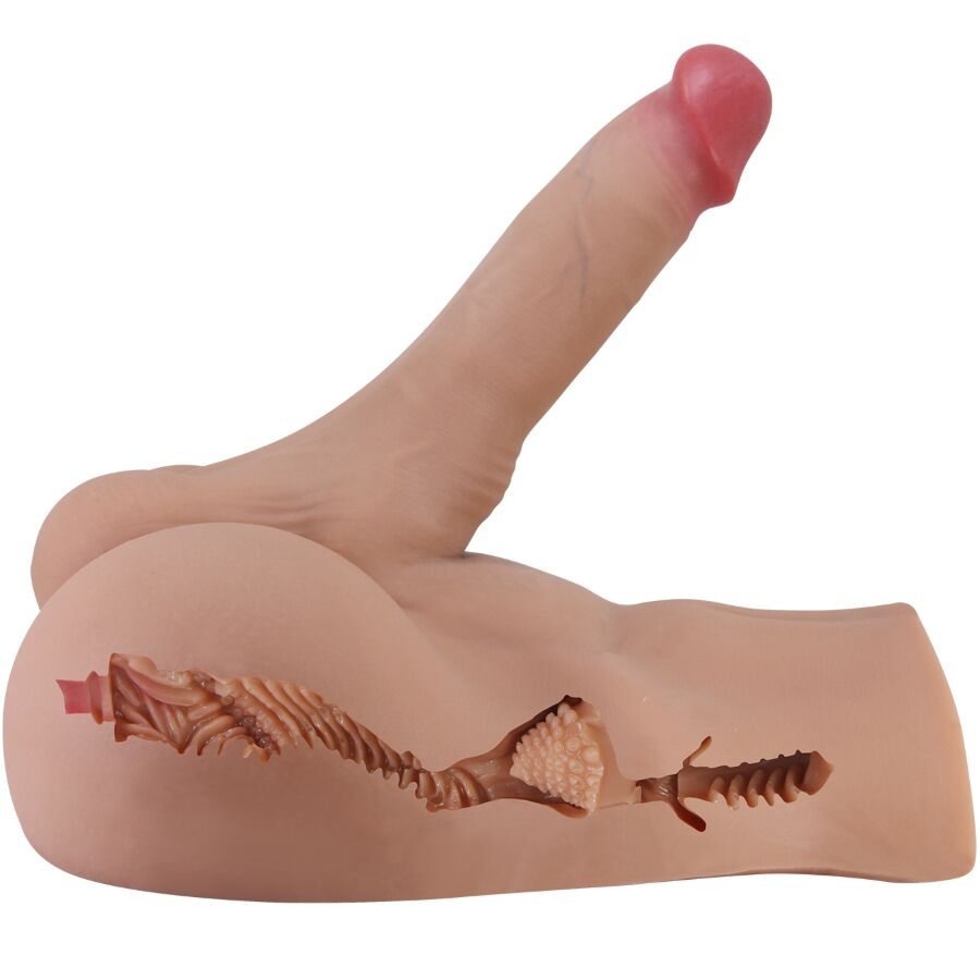 CRAZY BULL - RHYNE BACK REALISTIC NATURAL MASTURBATOR - NOCTURNA DESIRES