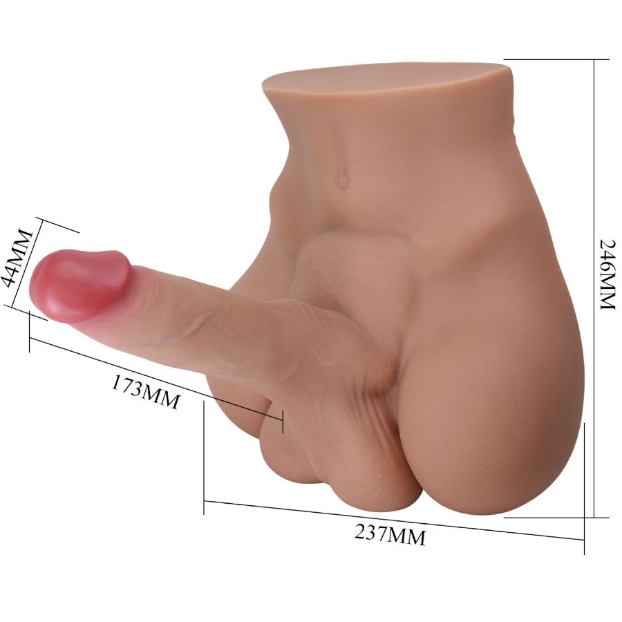 CRAZY BULL - RHYNE BACK REALISTIC NATURAL MASTURBATOR - NOCTURNA DESIRES