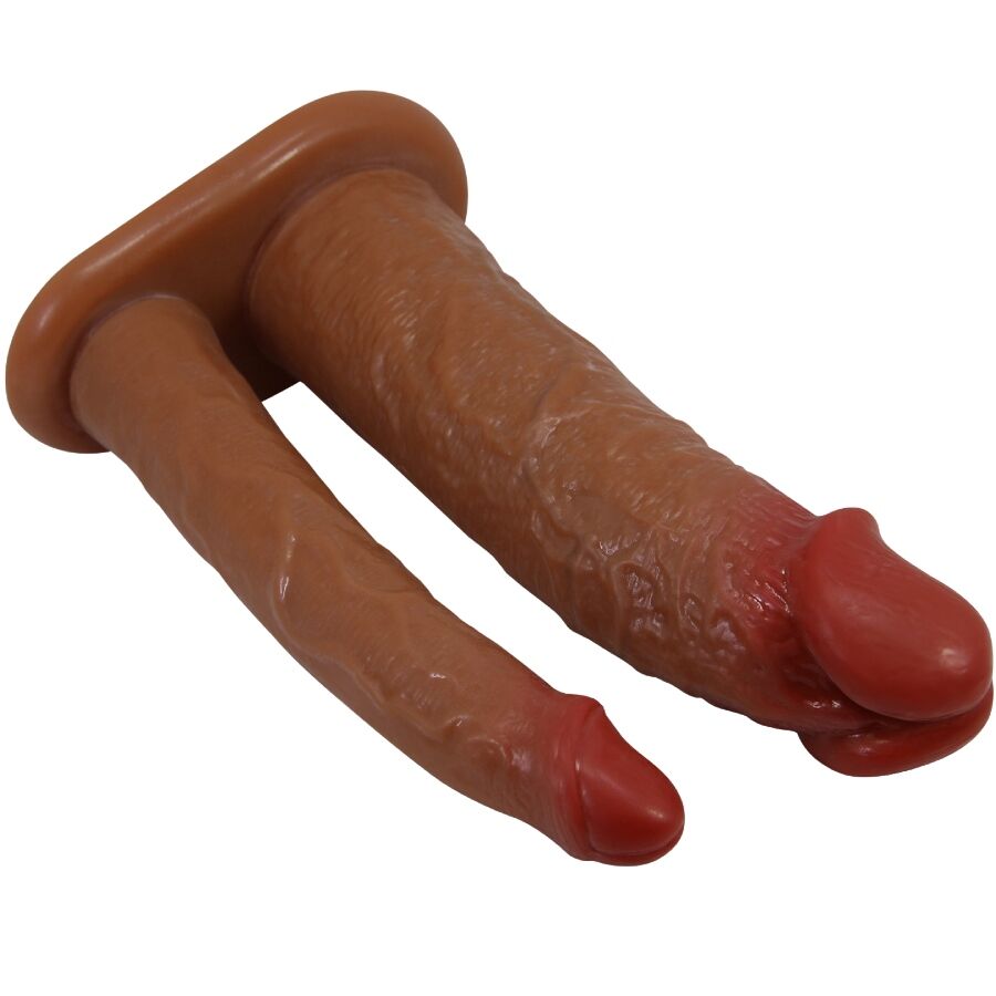 PRETTY LOVE - KEAVEN HARNESS BRIEFS UNIVERSAL & COMFORTABLE DOUBLE DILDO - NOCTURNA DESIRES