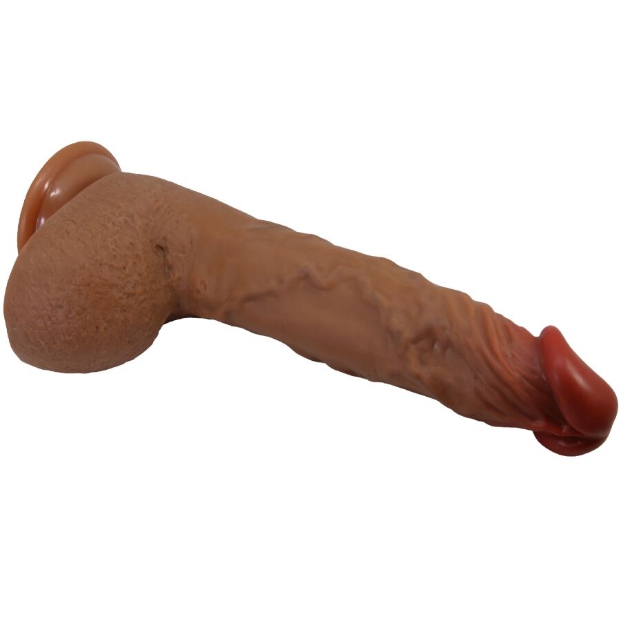 BAILE - BEAUTIFUL WILKS 5 SETTING REALISTIC VIBRATOR 25 CM MULATO - NOCTURNA DESIRES