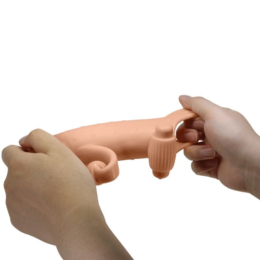 ROMANCE - VIBRATING PENIS SLEEVE NATURAL - NOCTURNA DESIRES