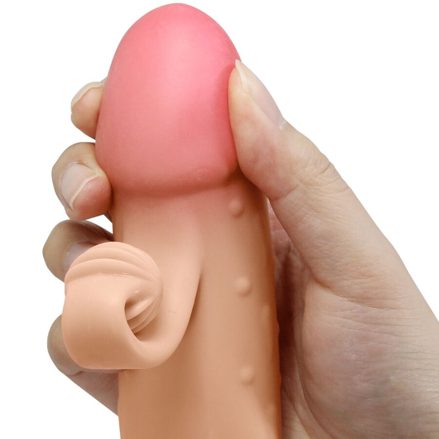 ROMANCE - VIBRATING PENIS SLEEVE NATURAL - NOCTURNA DESIRES