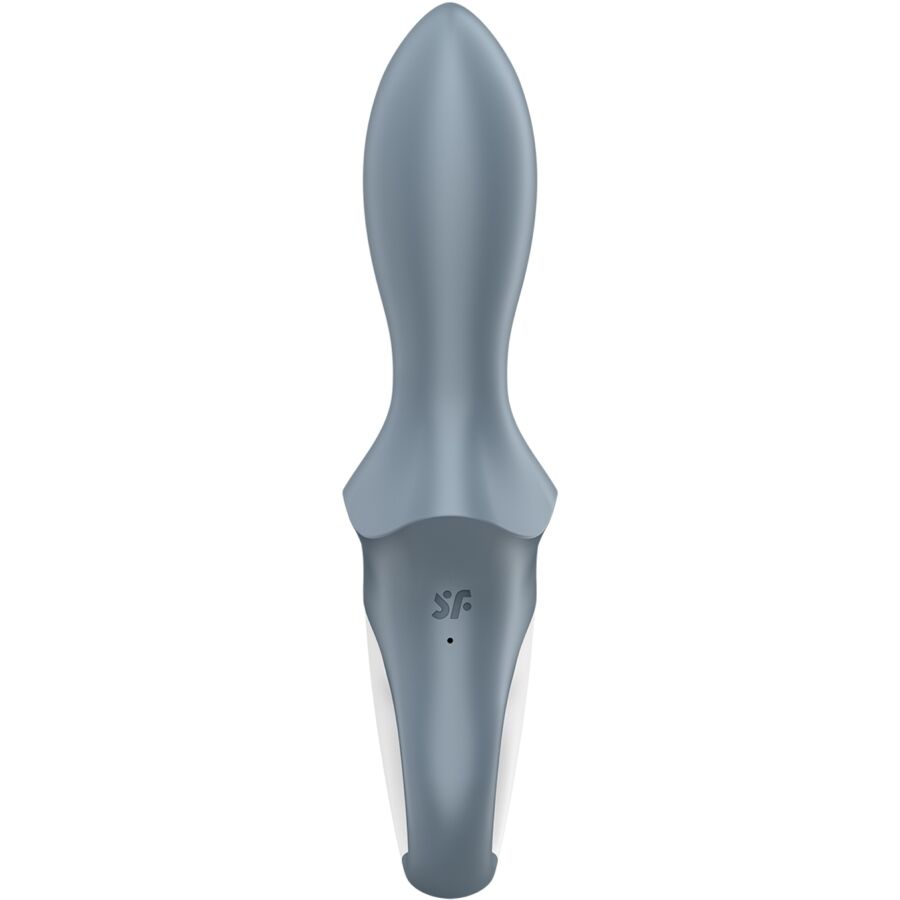 SATISFYER - AIR PUMP BOOTY 1 ANAL INFLATABLE VIBRATOR GREY - NOCTURNA DESIRES