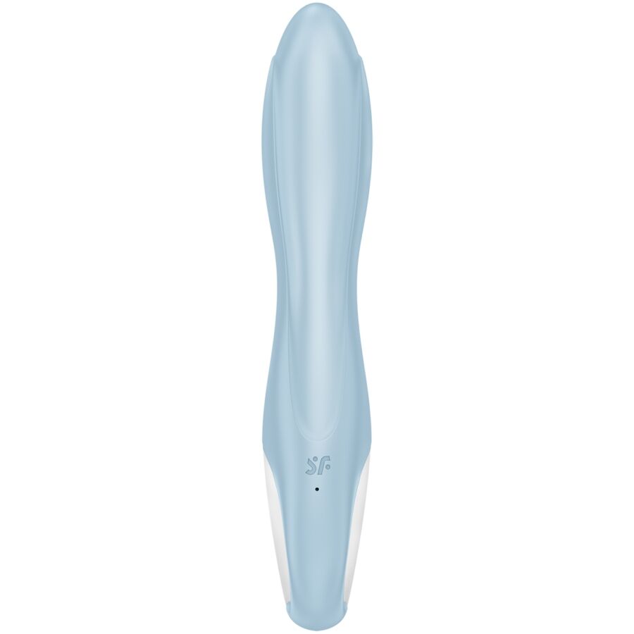 SATISFYER - AIR PUMP BUNNY 1 INFLATABLE RABBIT VIBRATOR BLUE - NOCTURNA DESIRES