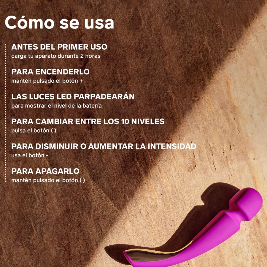 LELO - SMART MEDIUM WAND 2 OCEAN BLUE MASSAGER - NOCTURNA DESIRES