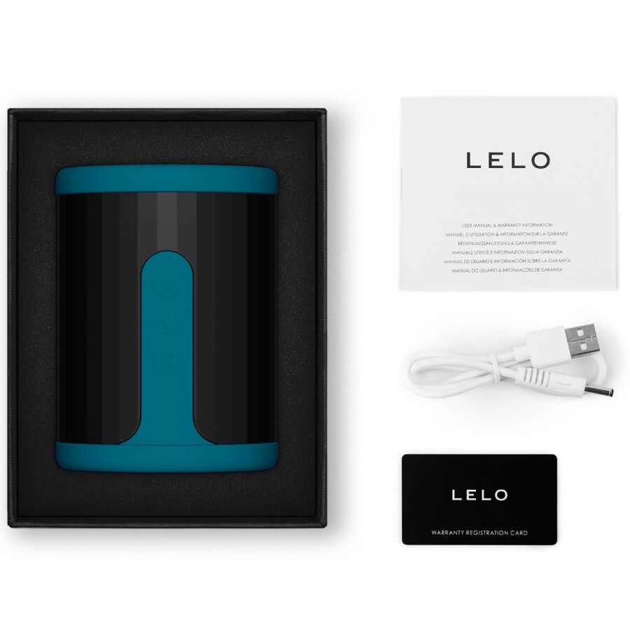 LELO - F2S™ TEAL MALE MASTURBATOR BLUE - NOCTURNA DESIRES