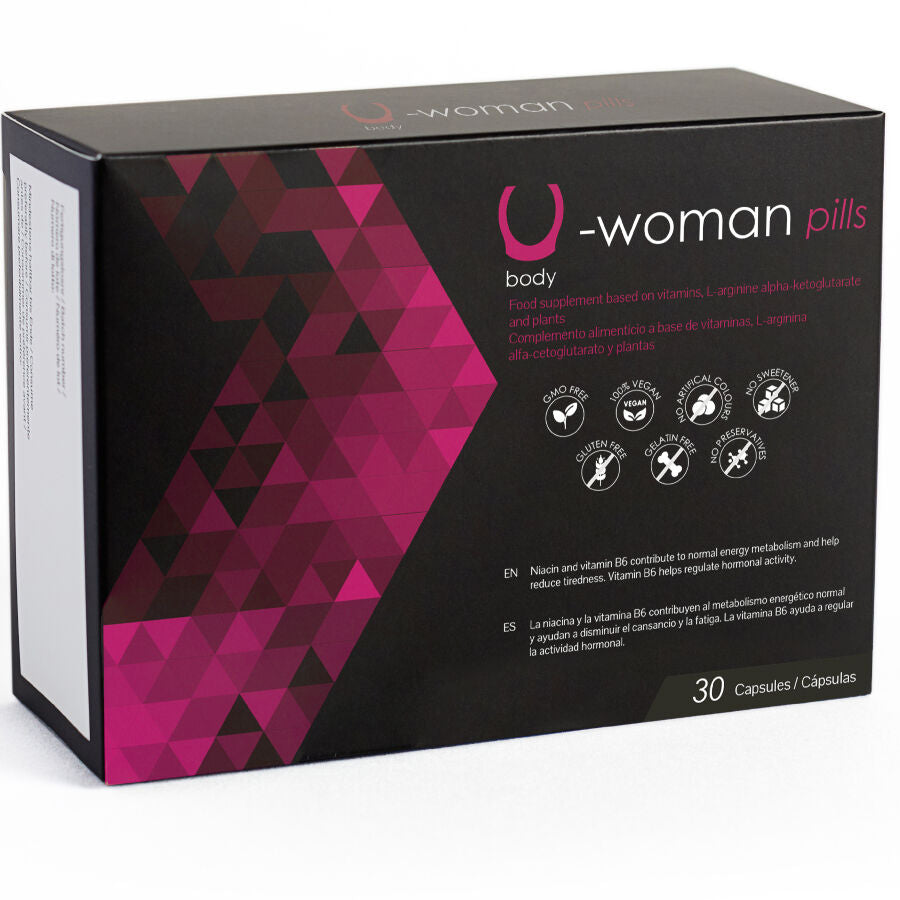 500 COSMETICS - U-WOMAN INCREASE FEMALE LIBIDO - 30 CAPSULES - NOCTURNA DESIRES