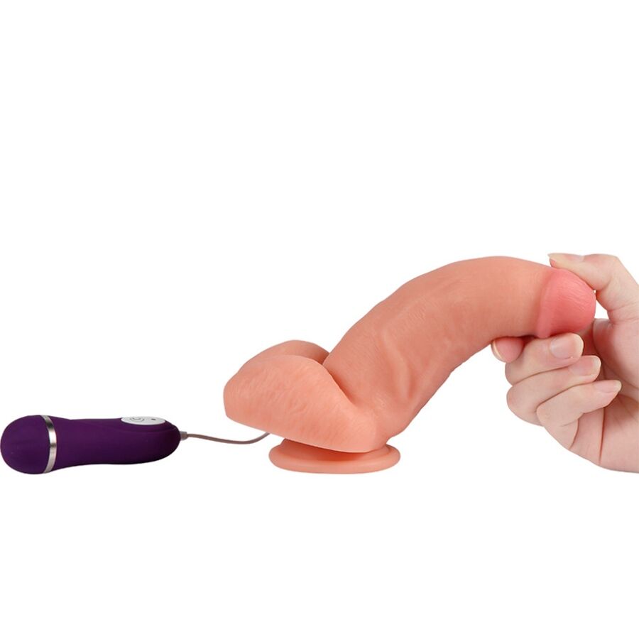SHEQU - RED EAGLE VIBRATOR DILDO WITH REMOTE CONTROL 17 CM - NOCTURNA DESIRES
