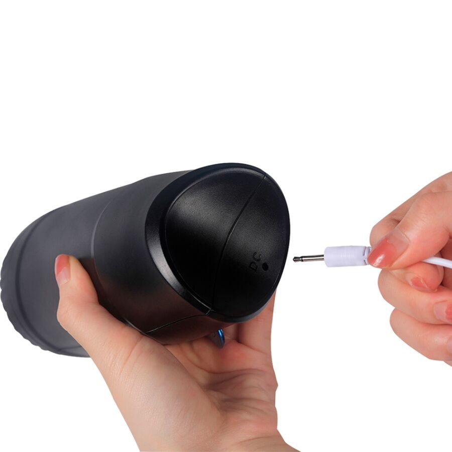 SHEQU - RENEE SQUEEZABLE VAGINA MASTURBATOR WITH VIBRATION IN CASE - NOCTURNA DESIRES