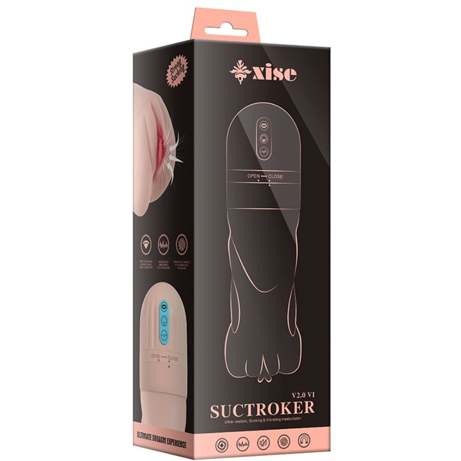 XISE - SUCTROKER V2.0 VI VAGINA MASTURBATOR WITH VIBRATION - NOCTURNA DESIRES