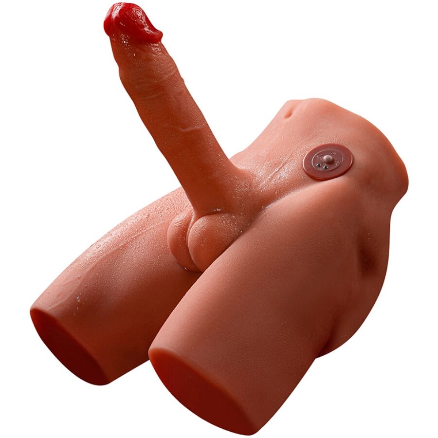 XISE - JASON REALISTIC DILDO MASTURBATOR WITH THRUSTING AND VIBRATION 17 CM - NOCTURNA DESIRES