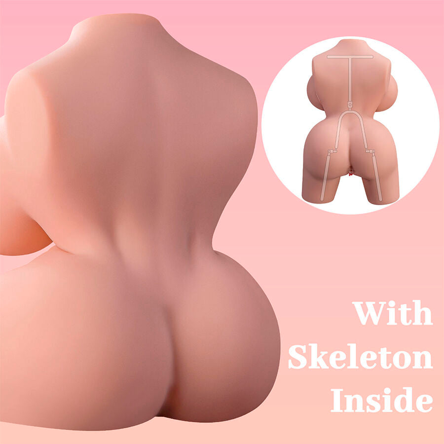 XISE - FRIEDA REALISTIC FEMALE TORSO WITH VIBRATION 36 CM - NOCTURNA DESIRES