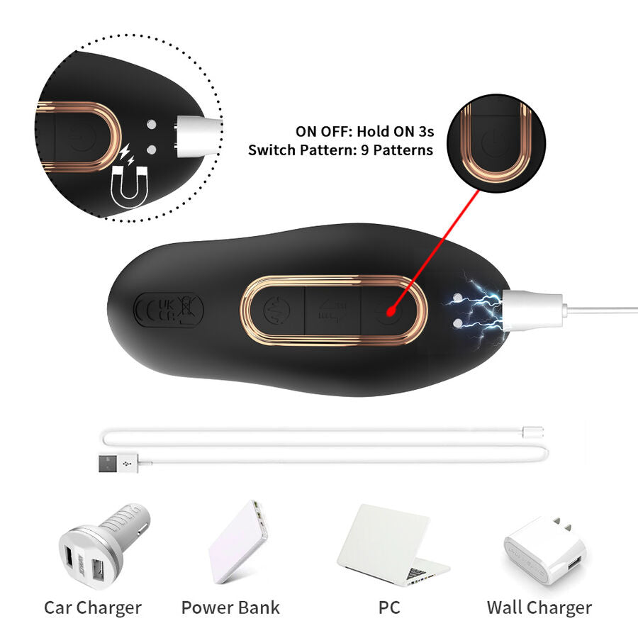 ARMONY - ANAL PROSTATE VIBRATOR REMOTE CONTROL BLACK - NOCTURNA DESIRES