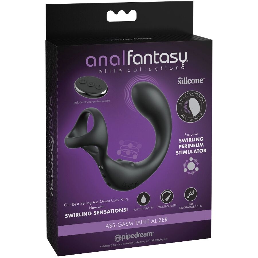ANAL FANTASY ELITE COLLECTION - VIBRATING ANAL MASSAGER WITH REMOTE CONTROL - NOCTURNA DESIRES