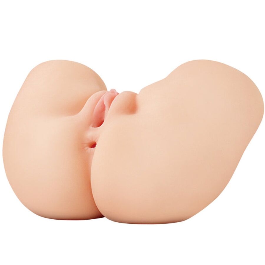 PDX ELITE - SHAKETHAT ASS REALISTIC VAGINA AND ANUS MASTURBATOR WITH VIBRATION - NOCTURNA DESIRES