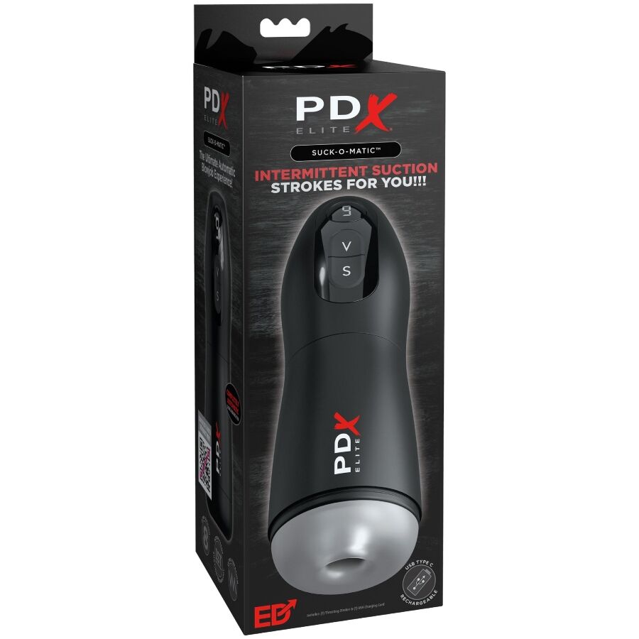 PDX ELITE - SUCK-O-MATIC AUTOMATIC SUCTION MASTURBATOR - NOCTURNA DESIRES