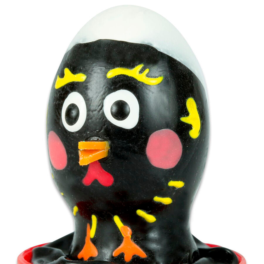CONDOMERIE - HANDPAINTED NOVELTY CONDOMS CHICKEN BLACK - NOCTURNA DESIRES