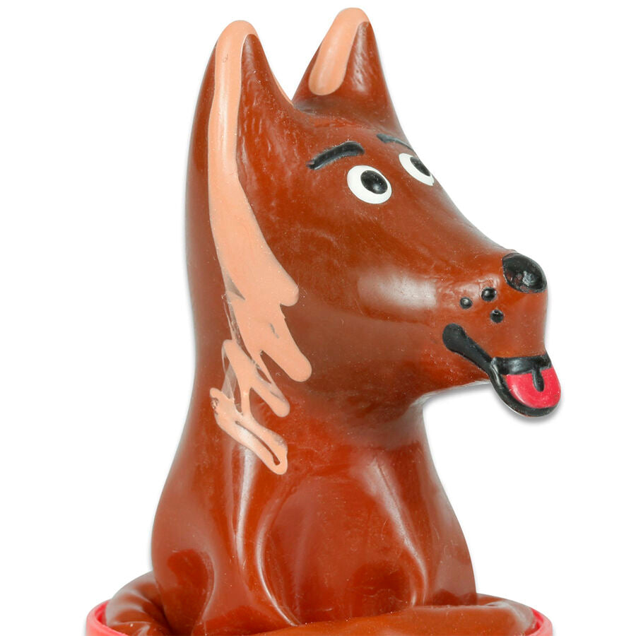 CONDOMERIE - HANDPAINTED NOVELTY CONDOMS DOG - NOCTURNA DESIRES