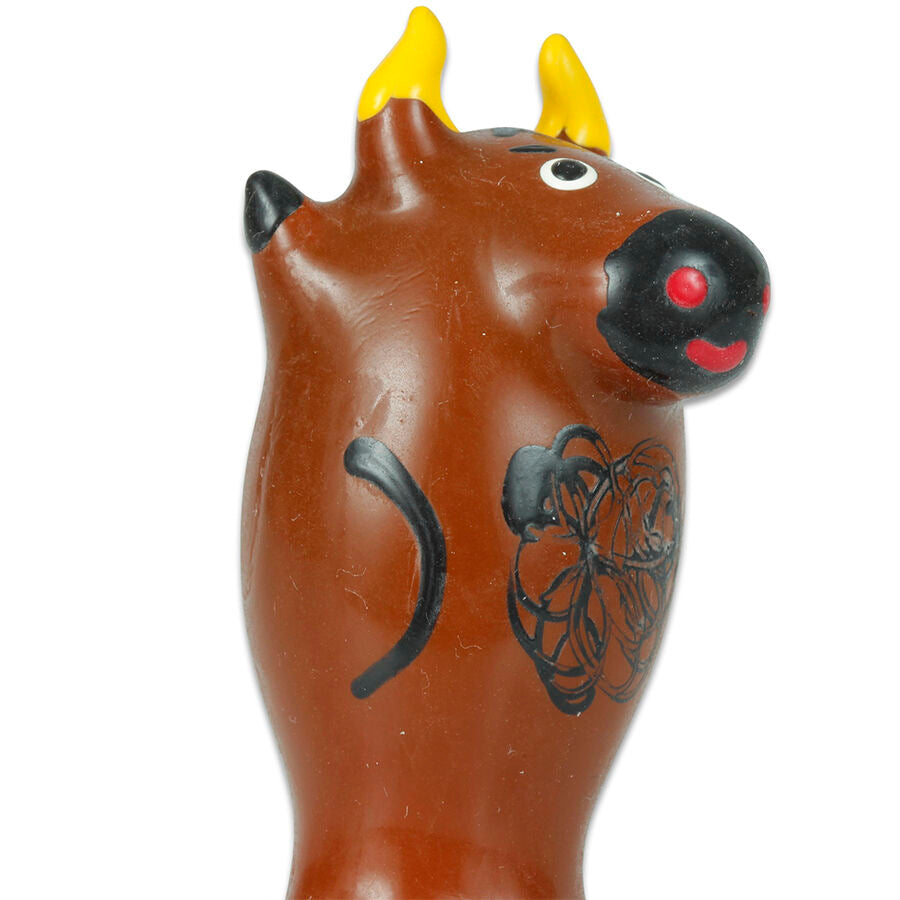 CONDOMERIE - HANDPAINTED NOVELTY CONDOMS BULL MODEL 1 - NOCTURNA DESIRES