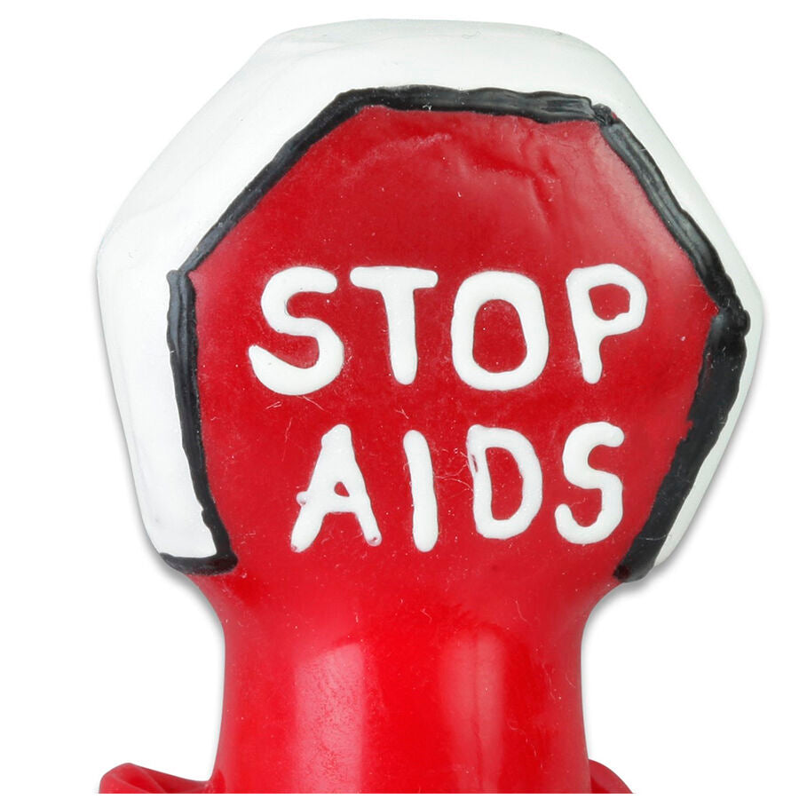 CONDOMERIE - HANDPAINTED NOVELTY CONDOMS STOP AIDS - NOCTURNA DESIRES