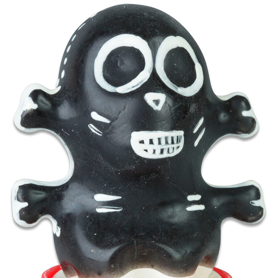CONDOMERIE - HANDPAINTED NOVELTY CONDOMS SKULL BLACK MODEL 1 - NOCTURNA DESIRES