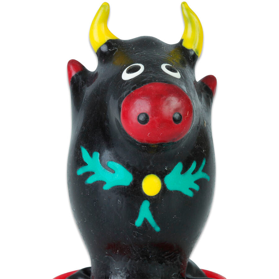 CONDOMERIE - HANDPAINTED NOVELTY CONDOMS BULL BLACK MODEL 1 - NOCTURNA DESIRES