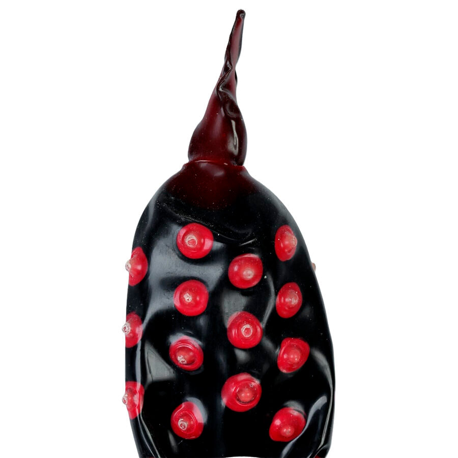 CONDOMERIE - HANDPAINTED NOVELTY CONDOMS BLACK FAKIR XL - NOCTURNA DESIRES